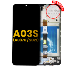LCD Assembly With Frame Compatible For Samsung Galaxy A03s (A037U / 2021) (US Version) (Refurbished) (All Colors)