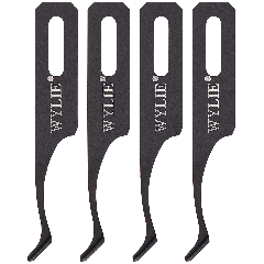 Scalpel blade - Underfill Black Glue (Wylie WL-365E Model-D) (4 Piece Set)