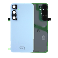 Back Cover Glass With Camera Lens For Samsung Galaxy S24 Plus (Service Pack) (Sapphire Blue)