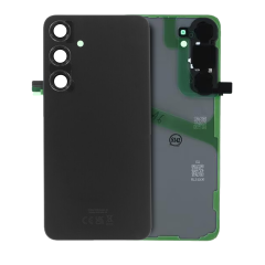 Back Cover Glass With Camera Lens For Samsung Galaxy S24 Plus (Service Pack) (Onyx Black)