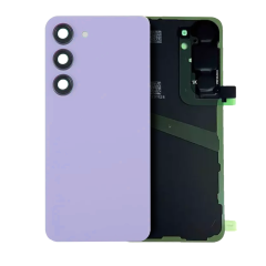 Back Cover Glass With Camera Lens For Samsung Galaxy S24 (Service Pack) (Cobalt Violet)