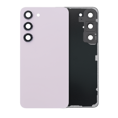 Back Cover Glass With Camera Lens Compatible For Samsung Galaxy S23 5G (Service Pack) (Lavender)
