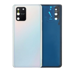 Back Cover Glass With Camera Lens Compatible For Samsung Galaxy S10 Lite (Service Pack) (White)