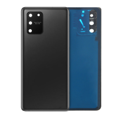 Back Cover Glass With Camera Lens Compatible For Samsung Galaxy S10 Lite (Service Pack) (Black)