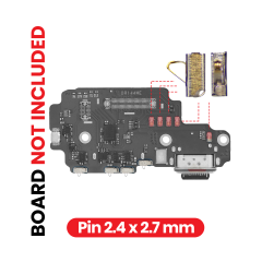 PCB Board Contact Pins Compatible For All Samsung Models (Width: 2.4mm / Length: 2.7mm) (100 Pack)