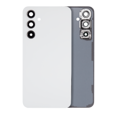 Back Cover Glass With Camera Lens Compatible For Samsung Galaxy A54 5G (A546 / 2023) (Aftermarket Plus) (White)