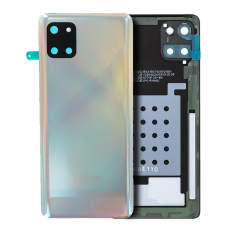 Back Cover Glass With Camera Lens Compatible For Samsung Galaxy Note 10 Lite (Service Pack) (Aura Glow)