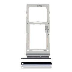 Dual Sim Tray Compatible For Samsung Galaxy Note 10 Lite (Aura Black)