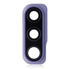 Back Camera Glass Lens And Cover Bezel Compatible For Samsung Galaxy A50S (A507 / 2019) (Prism Crush Violet)