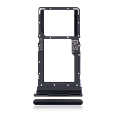 Single Sim Card Tray Compatible For Motorola Moto G8 Power (XT2041-1 / XT2041-3 / 2020) (Smoke Black)