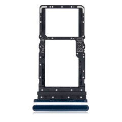 Dual Sim Card Tray Compatible For Motorola Moto G8 Power (XT2041-1 / XT2041-3 / 2020) (Capri Blue)