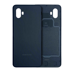 Back Cover Glass With Camera Lens Compatible For Samsung Galaxy Xcover 6 Pro (Service Pack) (Black)