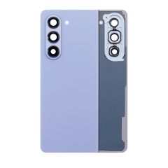 Back Cover Glass With Camera Lens Compatible For Samsung Galaxy Z Fold 5 (Service Pack) (Icyblue)