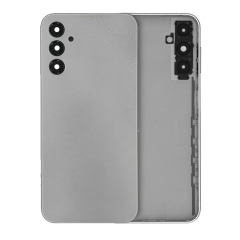 Back Cover Glass With Camera Lens Compatible For Samsung Galaxy A14 4G (Service Pack) (Silver)