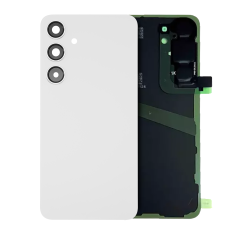 Back Cover Glass With Camera Lens For Samsung Galaxy S24 (Service Pack) (Marble Gray)