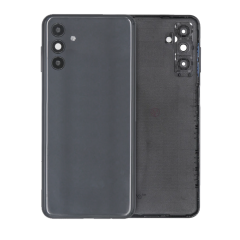 Back Cover Glass With Camera Lens Compatible For Samsung Galaxy A04s (Service Pack) (Black)