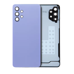 Back Cover Glass With Camera Lens Compatible For Samsung Galaxy A32 5G (Service Pack) (Awesome Violet)