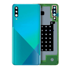 Back Cover Glass With Camera Lens Compatible For Samsung Galaxy A30S (Service Pack) (Green)