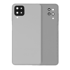 Back Cover Glass With Camera Lens For Samsung Galaxy A12 (A125 / 2020) (Service Pack) (White)