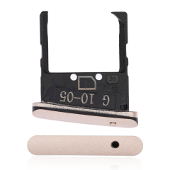 Single Sim Card Tray Compatible For Motorola Razr 5G (XT2071 / 2020) (Blush Gold)