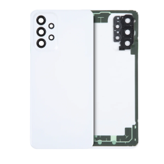 Back Cover Glass With Camera Lens Compatible For Samsung Galaxy A23 5G (Service Pack) (White)