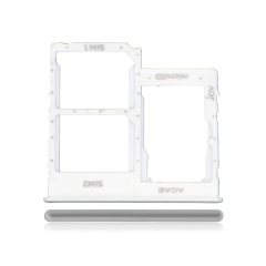 Dual Sim Card Tray Compatible For Samsung Galaxy A31 (A315 / 2020) (Prism Crush White)