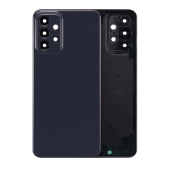 Back cover Glass Compatible For Samsung Galaxy A23 (A235 / 2022) (Aftermarket Plus) (Black)