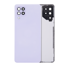 Back cover Glass With Camera Lens Compatible For Samsung Galaxy A22 4G (A225 / 2021) (Aftermarket Plus) (Violet)