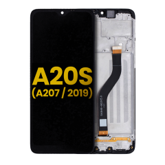 LCD Assembly With Frame For Samsung Galaxy A20S (A207 / 2019) (Refurbished) (All Colors)