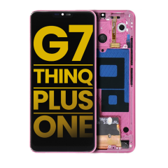 LCD Assembly With Frame Compatible For LG G7 ThinQ / G7 Plus / G7 One (Refurbished) (Raspberry Rose)