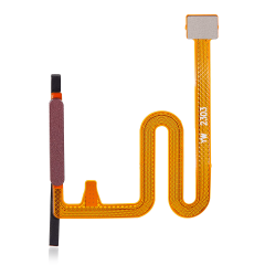 Fingerprint Reader With Flex Cable Compatible For Samsung Galaxy A14 (A145B / 2023) (Dark Red)