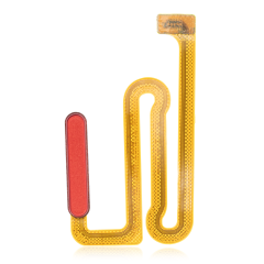 Fingerprint Reader With Flex Cable Compatible For Samsung Galaxy A12 (A125 / 2020) (Red)