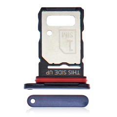 Dual Sim Card Tray Compatible For Motorola Edge X30 5G (XT2201-2/6 / 2021) / Edge Plus (XT2201-4 / 2022) / Edge 30 Pro (XT2201-1 / 2022) (Black)