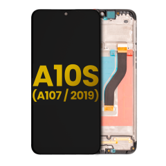 LCD Assembly With Frame Compatible For Samsung Galaxy A10s (A107 / 2019) (Refurbished) (All Colors)