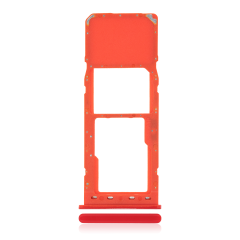 Single Sim Card Tray Compatible For Samsung Galaxy A10 (A105 / 2019) (Red)