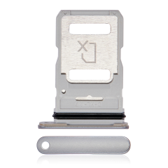 Single Sim Card Tray Compatible For Motorola Edge 30 (2022) (Supermoon Silver)