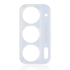Back Camera Lens Bracket Compatible For Motorola Edge 20 (XT2143 / 2021) (Frosted White)