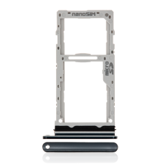 Sim Card Tray Compatible For LG G8X ThinQ / V50S ThinQ 5G (Aurora Black)