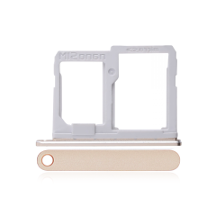 Sim Card + SD Card Tray Compatible For LG Q6 (M700) (Gold)