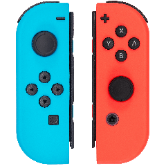 Joy Con Controller (L/R) Compatible For Nintendo Switch (Red / Blue )