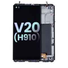 LCD Assembly With Frame Compatible For LG V20 (H910) (Genuine OEM) (Black)