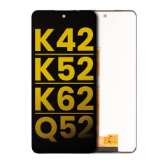 LCD Assembly Without Frame Compatible For LG K42 / K52 / K62 / Q52 (Refurbished) (Black)