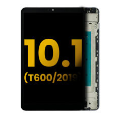 LCD Assembly With Frame Compatible For LG G Pad 5 10.1 (T600 / 2019) (Refurbished) (Black)