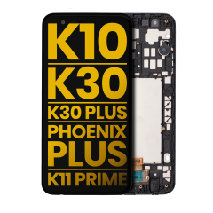 LCD Assembly With Frame Compatible For LG K10 (2018) / K30 / K30 Plus / Phoenix Plus / K11 Prime  (Refurbished) (All Colors)