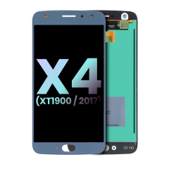 LCD Assembly Without Frame For Motorola Moto X4 (XT1900 / 2017) (Genuine OEM) (Sterling Blue)