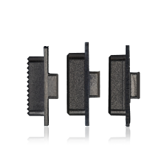 Hard Buttons (Power / Volume) With Holding Bracket For Motorola Moto Z Play Droid (XT1635 / 2016) (Black)