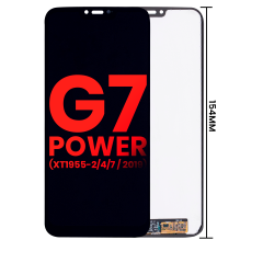 LCD Assembly Without Frame For Motorola Moto G7 Power (XT1955-1/2/4/7 / 2019) (International Version) (154MM) (Aftermarket Plus) (All Colors)