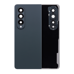 Back Cover Glass With Camera Lens Compatible For Samsung Galaxy Z Fold 4 (F936) (Graygreen)