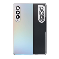 Back Cover Glass With Camera Lens Compatible For Samsung Galaxy Z Fold 3 5G (F926) (Phantom Silver) (Aftermarket Plus)