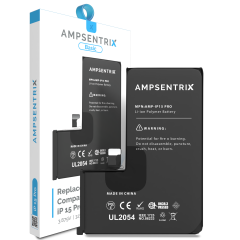 Replacement Battery Compatible For iPhone 15 Pro (AmpSentrix) (Basic)